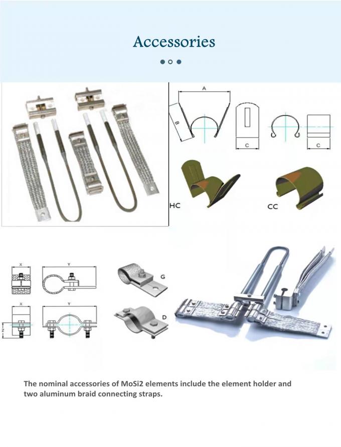 1800c U-Typ Mosi2 Molybdän-Disilizid-Heizungselement für Elektroöfen 2