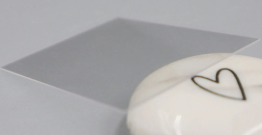 Durchsichtige Aluminiumkeramische Tintenplatte für den industriellen Druck