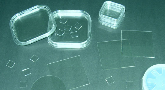Glasoblate einschließlich fixiertes Silikon-Quarz-Oblate Borofloat-Jenaer Glas 7740 Natronkalkglas-BK7