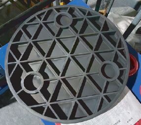 Hochwärmeleitfähigkeit Siliziumkarbidplatte mit außergewöhnlicher Erosionsbeständigkeit und geringer thermischer Expansion für industrielle Anwendungen