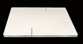 Sandwich-type kiln shelf
